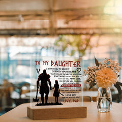 To My Daughter Skies – Acrylic Square